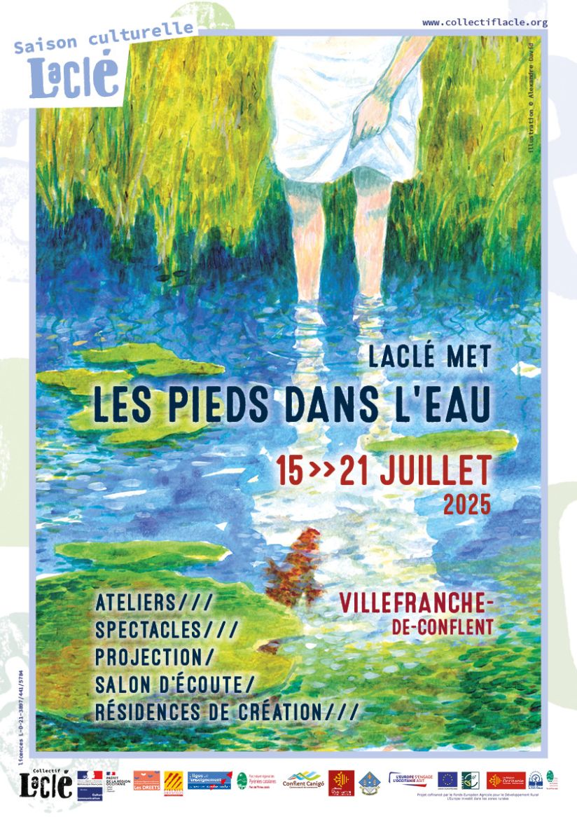 affiche lacle met les pieds dans l eau 2025