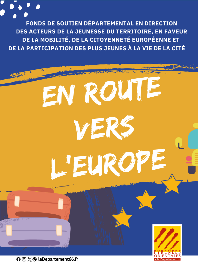 appel a projets en route vers l europe 2025 affiche